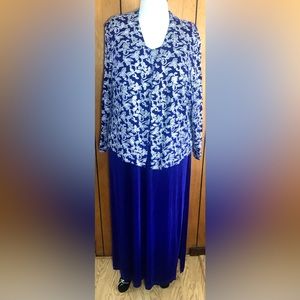 Ronni Nicole sparkly purple evening dress size 26W